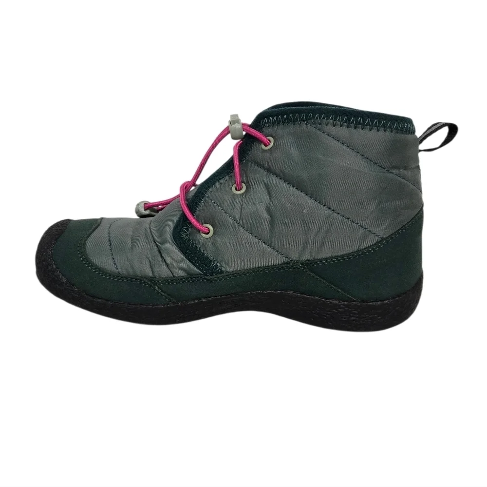 Keen Howser II Kids Green Winter Boots